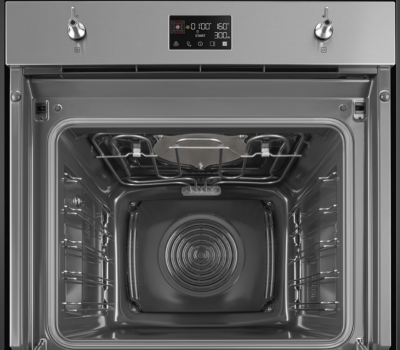 картинка Электрический духовой шкаф с СВЧ Smeg SO6302M2X  картинка Электрический духовой шкаф с СВЧ Smeg SO6302M2X