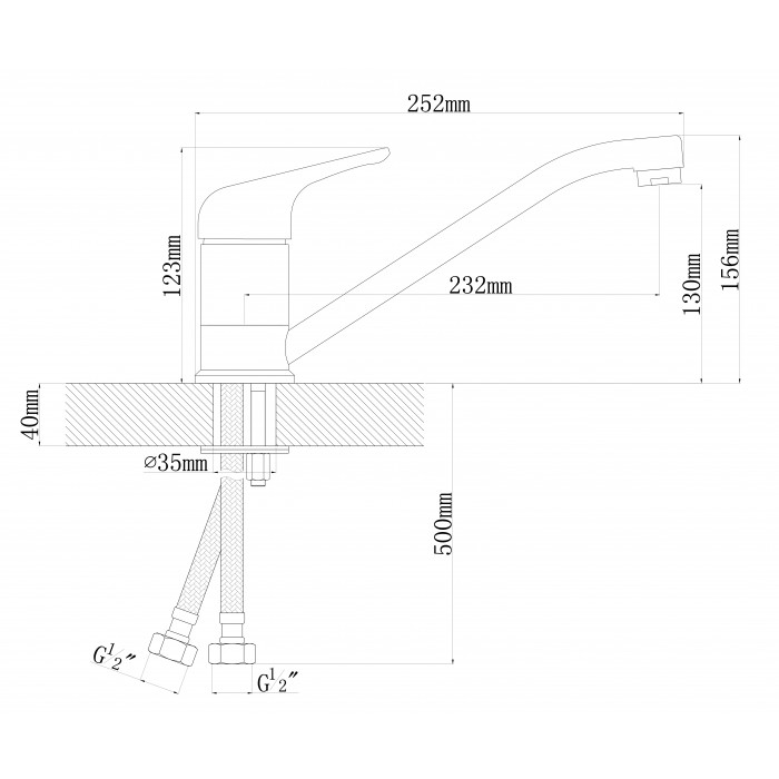 картинка Смеситель Dr. Gans НОТА 