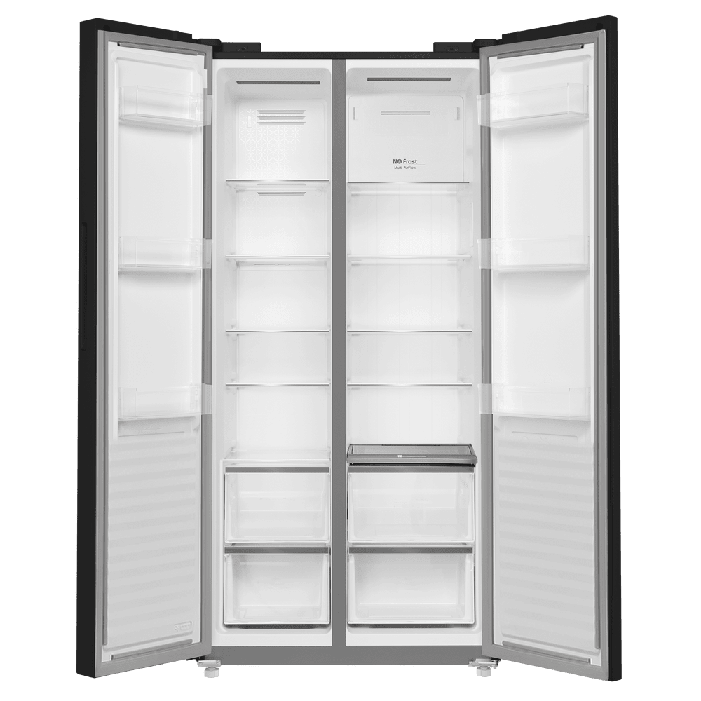 картинка Холодильник MFF191NFB чёрное стекло 