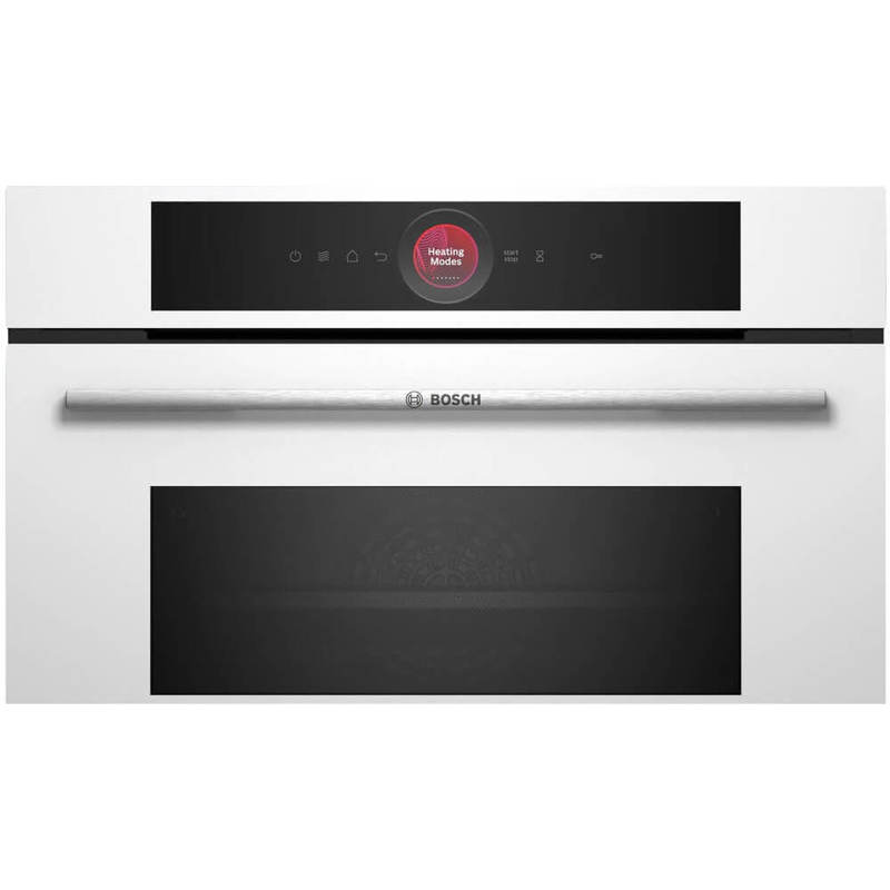 картинка Электрический духовой шкаф с функцией СВЧ Bosch CMG7241W1 белый  картинка Электрический духовой шкаф с функцией СВЧ Bosch CMG7241W1 белый