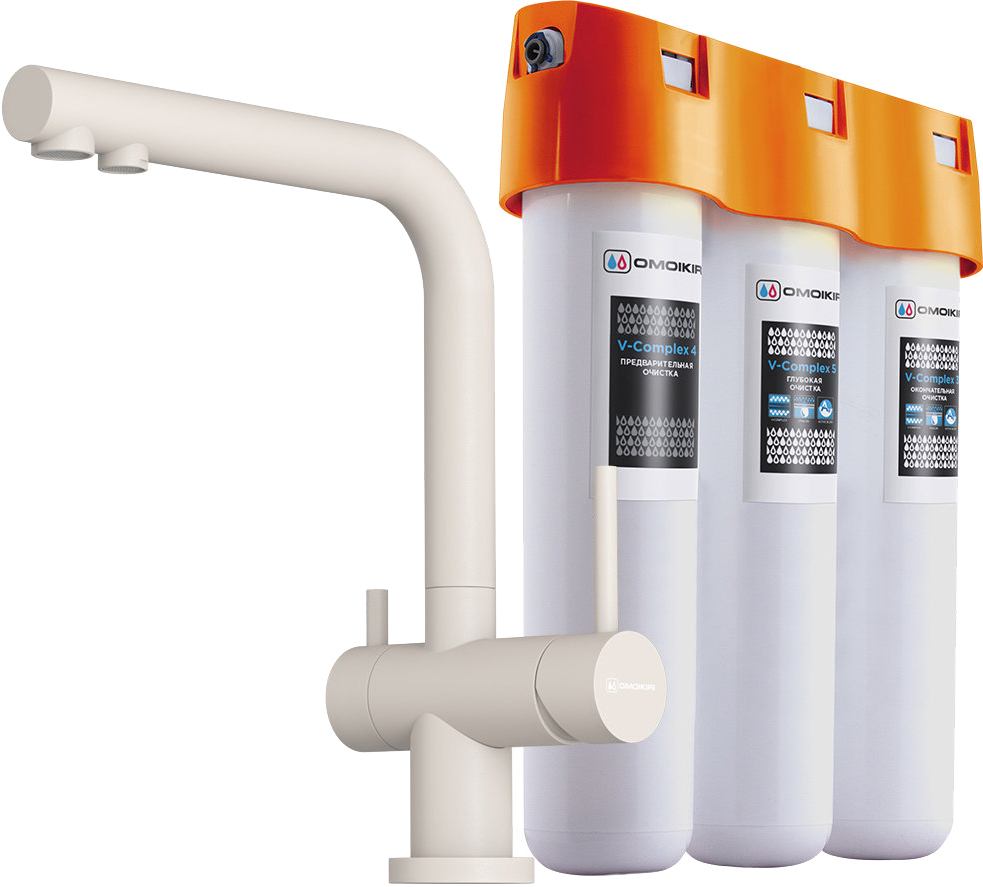 картинка Смеситель  Omoikiri PURE DROP LITE + NAGANO-P 