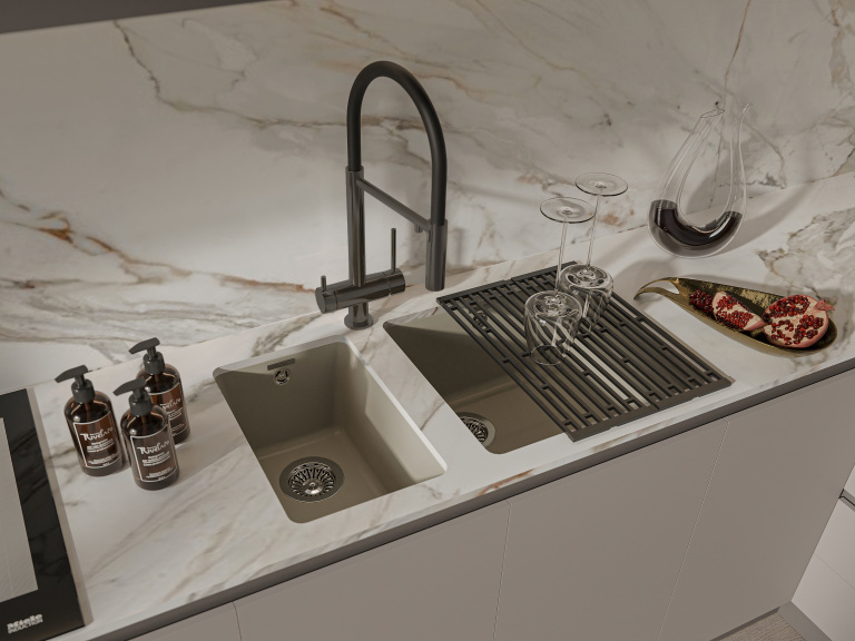 картинка Смеситель Rivelato Adria 1523517 PVD black 