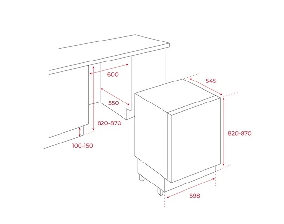 картинка Морозильная камера подстольного монтажа Teka RSF 41150 BU 