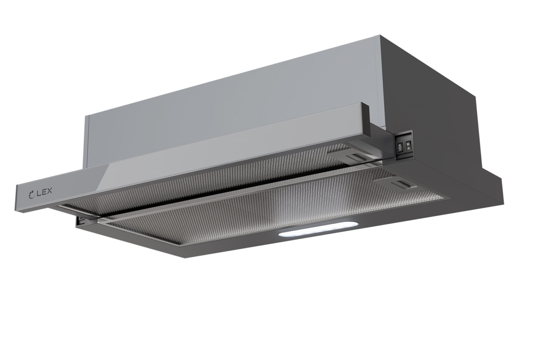 картинка Кухонная вытяжка Lex HUBBLE G 600 GREY  картинка Кухонная вытяжка Lex HUBBLE G 600 GREY