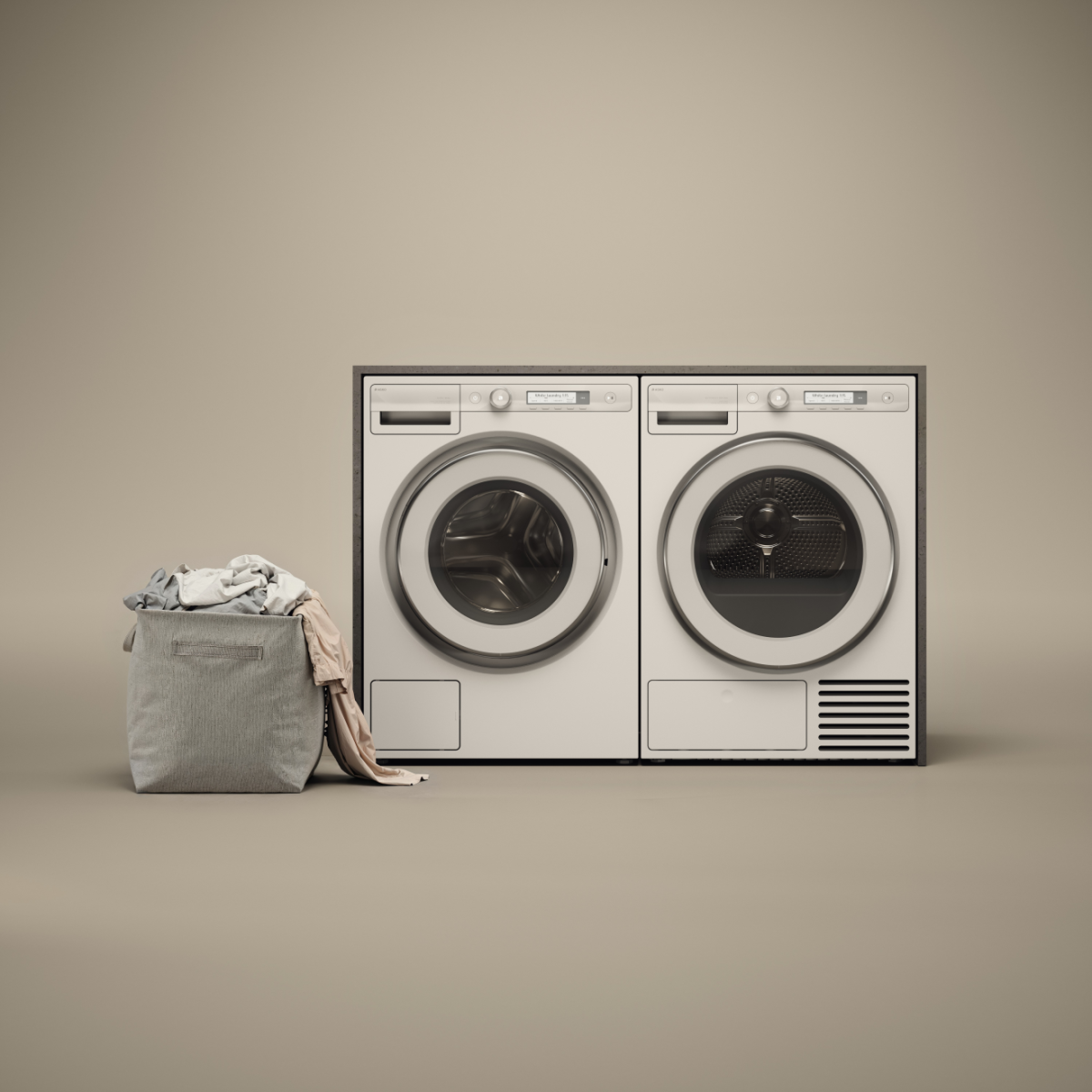 картинка Стиральная машина с паром Asko W3096CW белый 