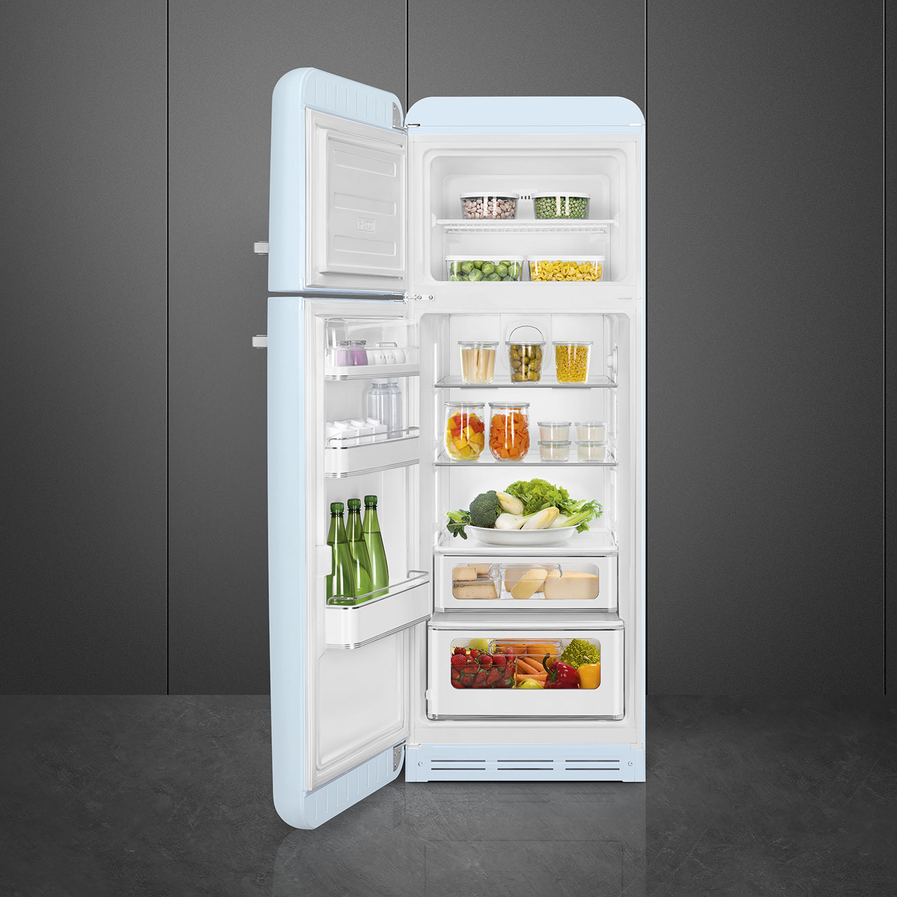 картинка Отдельностоящий холодильник Smeg FAB30LPB5  картинка Отдельностоящий холодильник Smeg FAB30LPB5