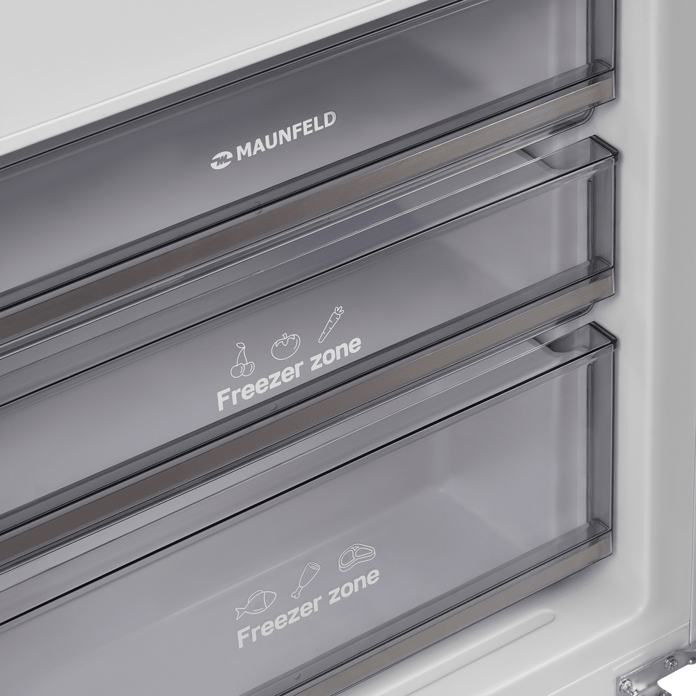 картинка Встраиваемый холодильник Maunfeld MBF193NFW1GR Inverter  картинка Встраиваемый холодильник Maunfeld MBF193NFW1GR Inverter