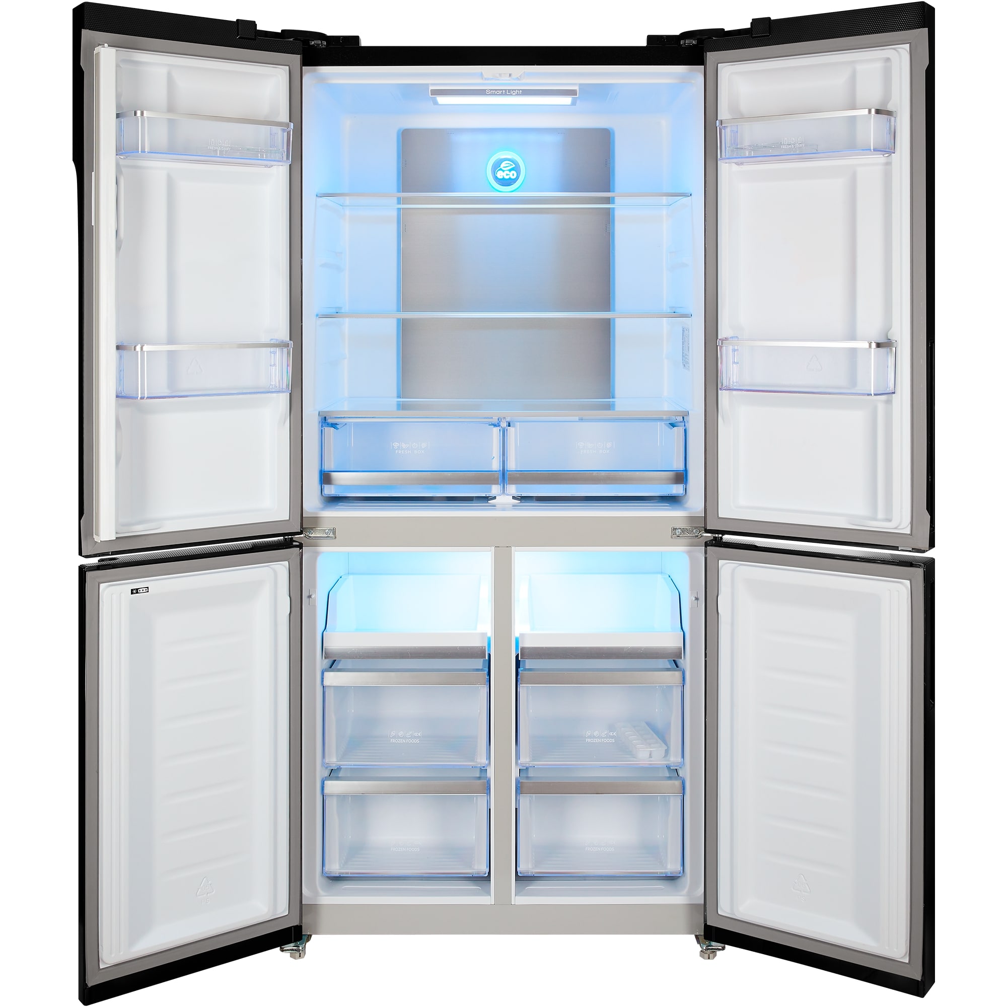 картинка Отдельностоящий холодильник Hiberg RFQ-500DX NFDS INVERTER темный камень  картинка Отдельностоящий холодильник Hiberg RFQ-500DX NFDS INVERTER темный камень