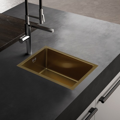 картинка Мойка для кухни Melana D5138HG PROFLINE золото 