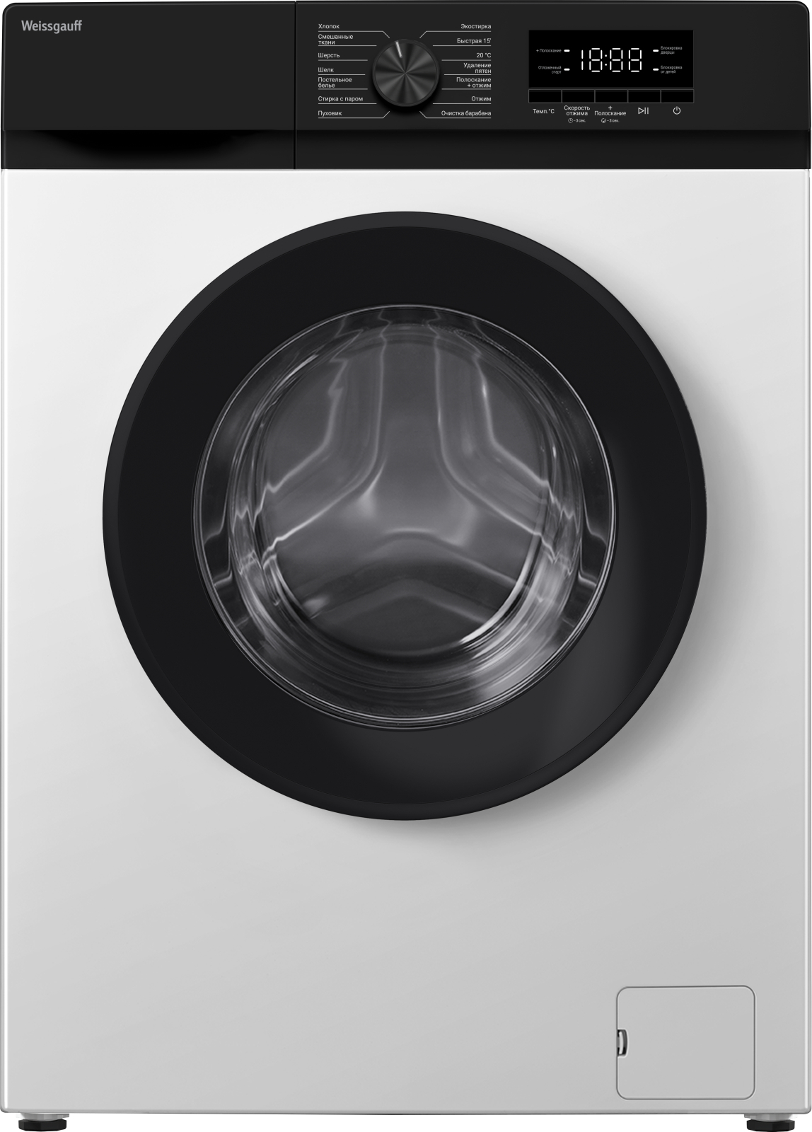 картинка Стиральная машина с паром Weissgauff WM 61212 Inverter Steam 