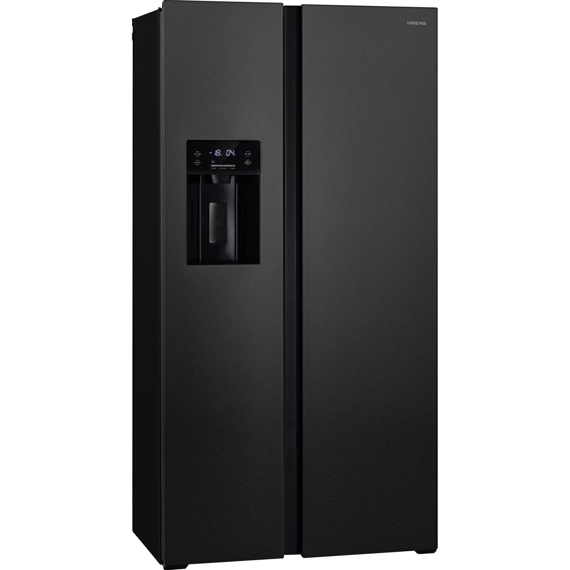 картинка Холодильник Hiberg RFS-650DX NFB INVERTER двухкамерный черный матовый 