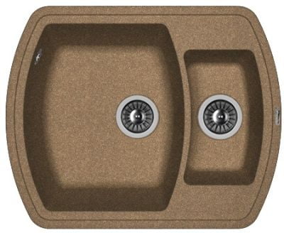 картинка Кухонная мойка Florentina НИРЕ-630K коричневый 