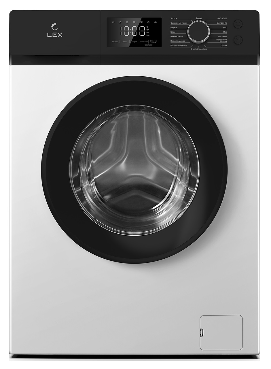 картинка Стиральная машина с паром Lex LWM08012WBLID 