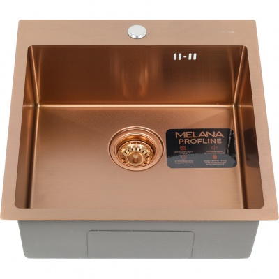 картинка Мойка для кухни Melana D5050HC PROFLINE бронза  картинка Мойка для кухни Melana D5050HC PROFLINE бронза
