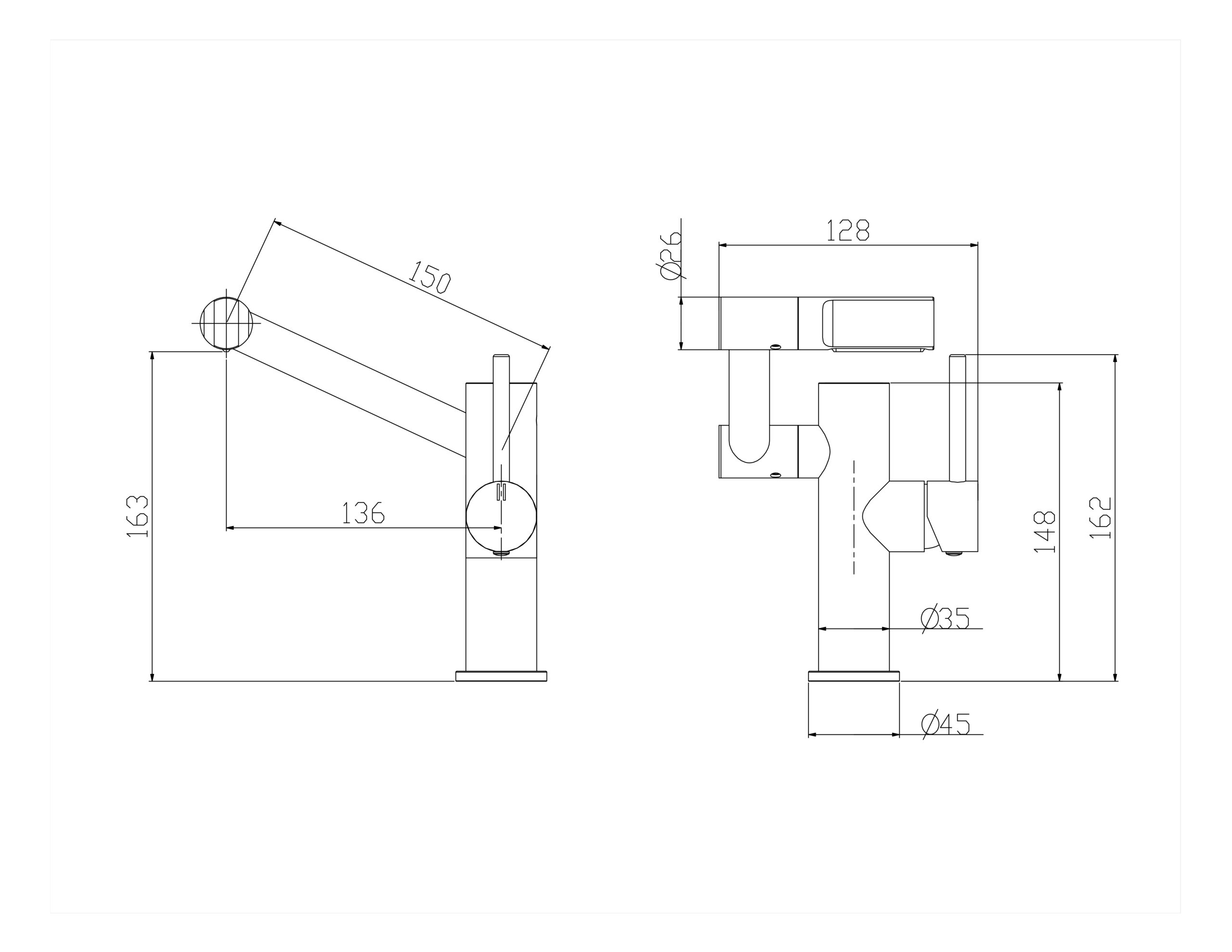 картинка Смеситель Longran TECHNO LM1111 GunGrey  картинка Смеситель Longran TECHNO LM1111 GunGrey
