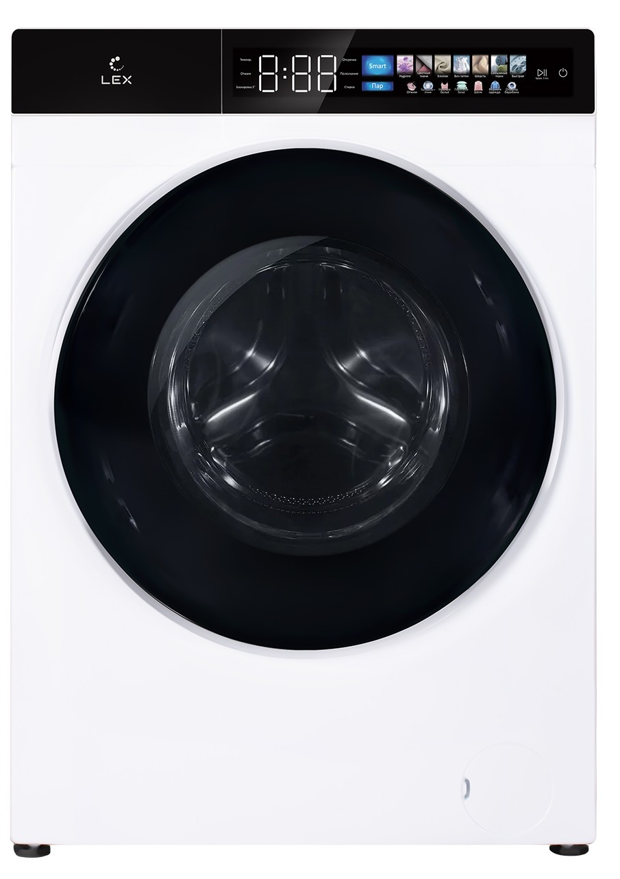 картинка Стиральная машина с функцией пара Lex LWM10012WBLITHD 