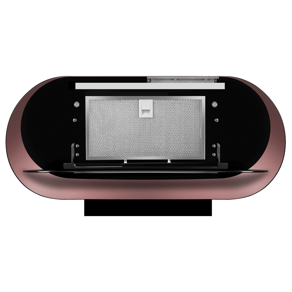 картинка Кухонная вытяжка настенная-тубус Maunfeld GUNA 60 розовое золото 