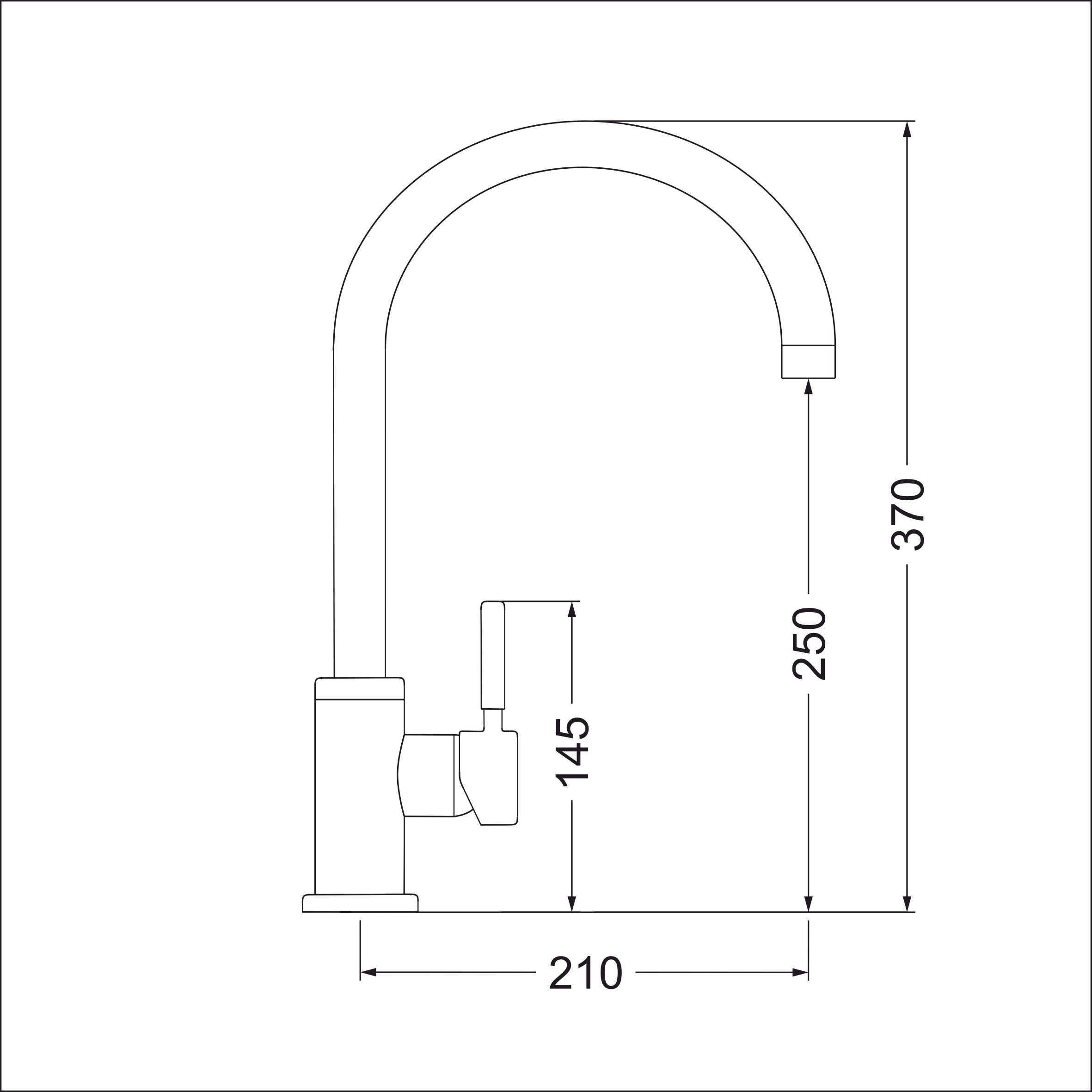 картинка Смеситель Emar ECB - 3004 Satin высокий излив  картинка Смеситель Emar ECB - 3004 Satin высокий излив
