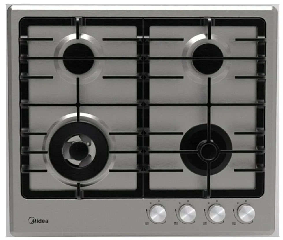 картинка Газовая варочная панель Midea MG645TX нержавеющая сталь  картинка Газовая варочная панель Midea MG645TX нержавеющая сталь