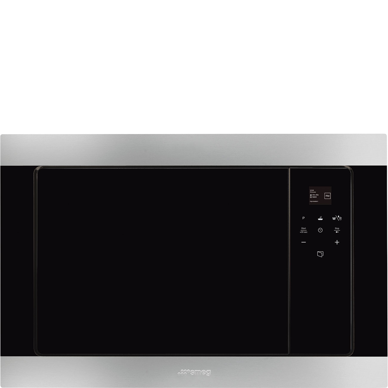 картинка Микроволновая печь Smeg FMI325X  картинка Микроволновая печь Smeg FMI325X