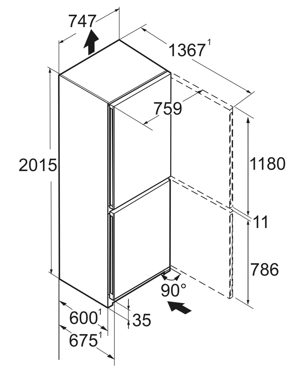 картинка Отдельностоящий холодильник Liebherr CND 7723 