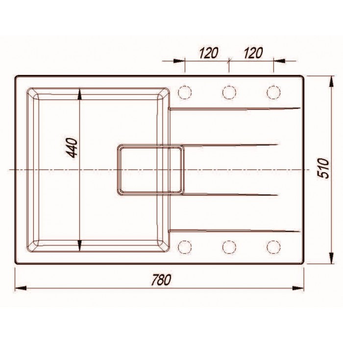 картинка Мойка Florentina РИВЬЕРА-780 