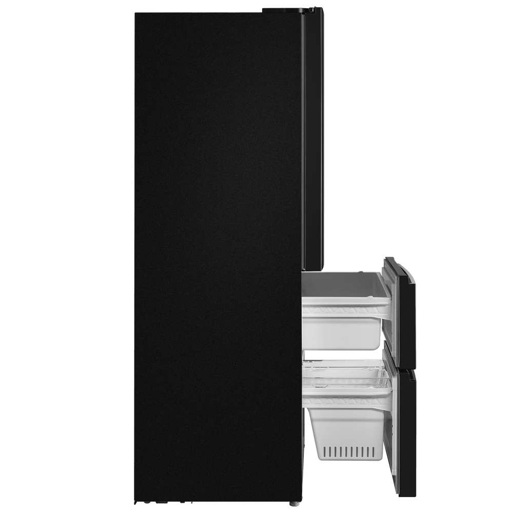 картинка Полувстраиваемый холодильник Maunfeld MFF190NFDSB01 черный 