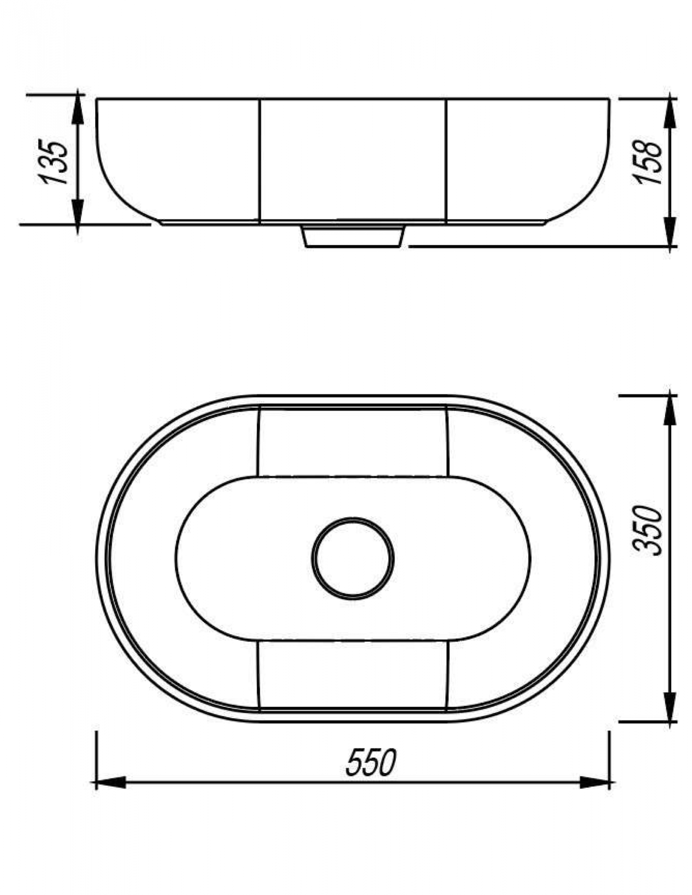 картинка Раковина Florentina АСТИ 5535  картинка Раковина Florentina АСТИ 5535