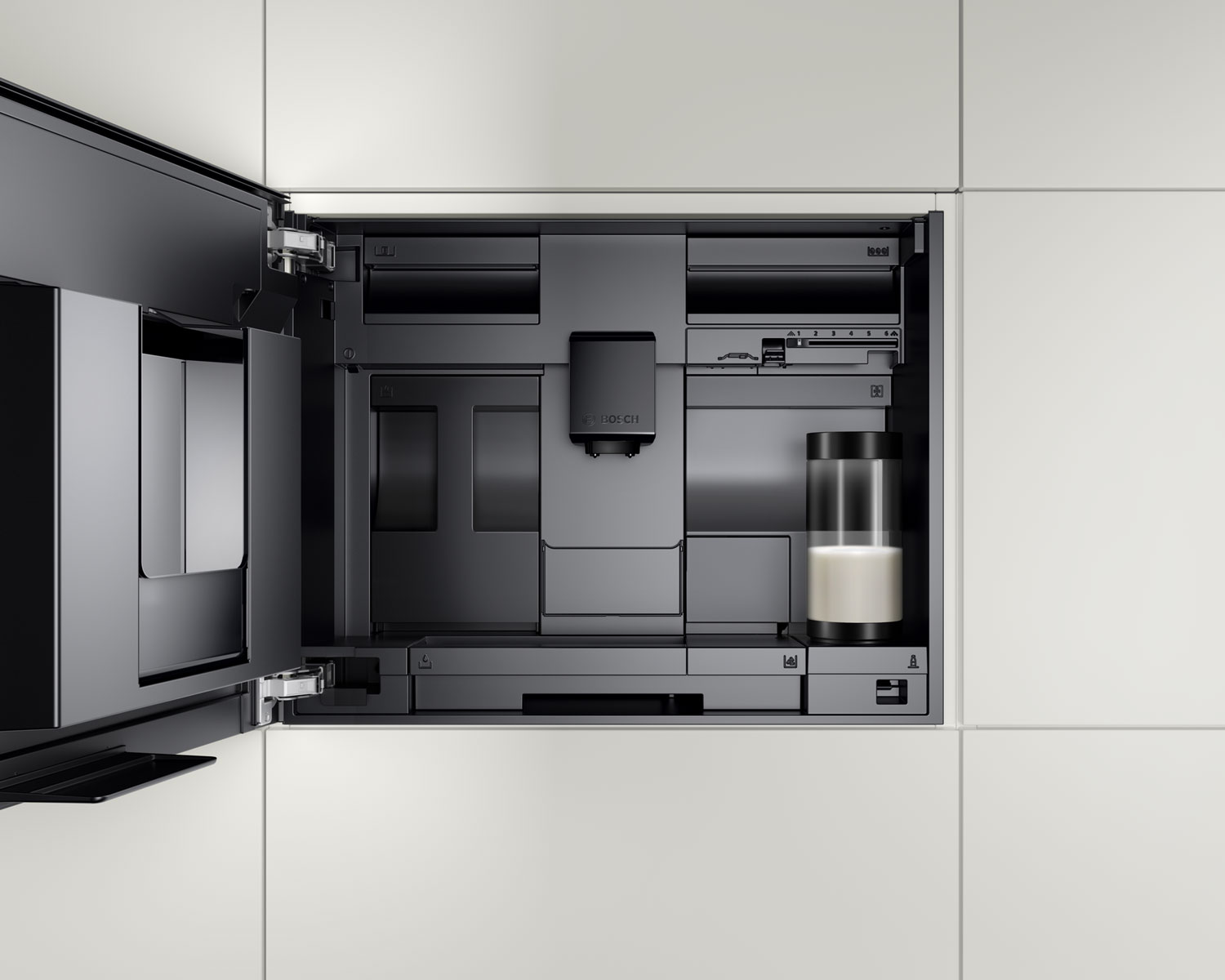 картинка Кофемашина встраиваемая Bosch CTL7181B0 черная  картинка Кофемашина встраиваемая Bosch CTL7181B0 черная