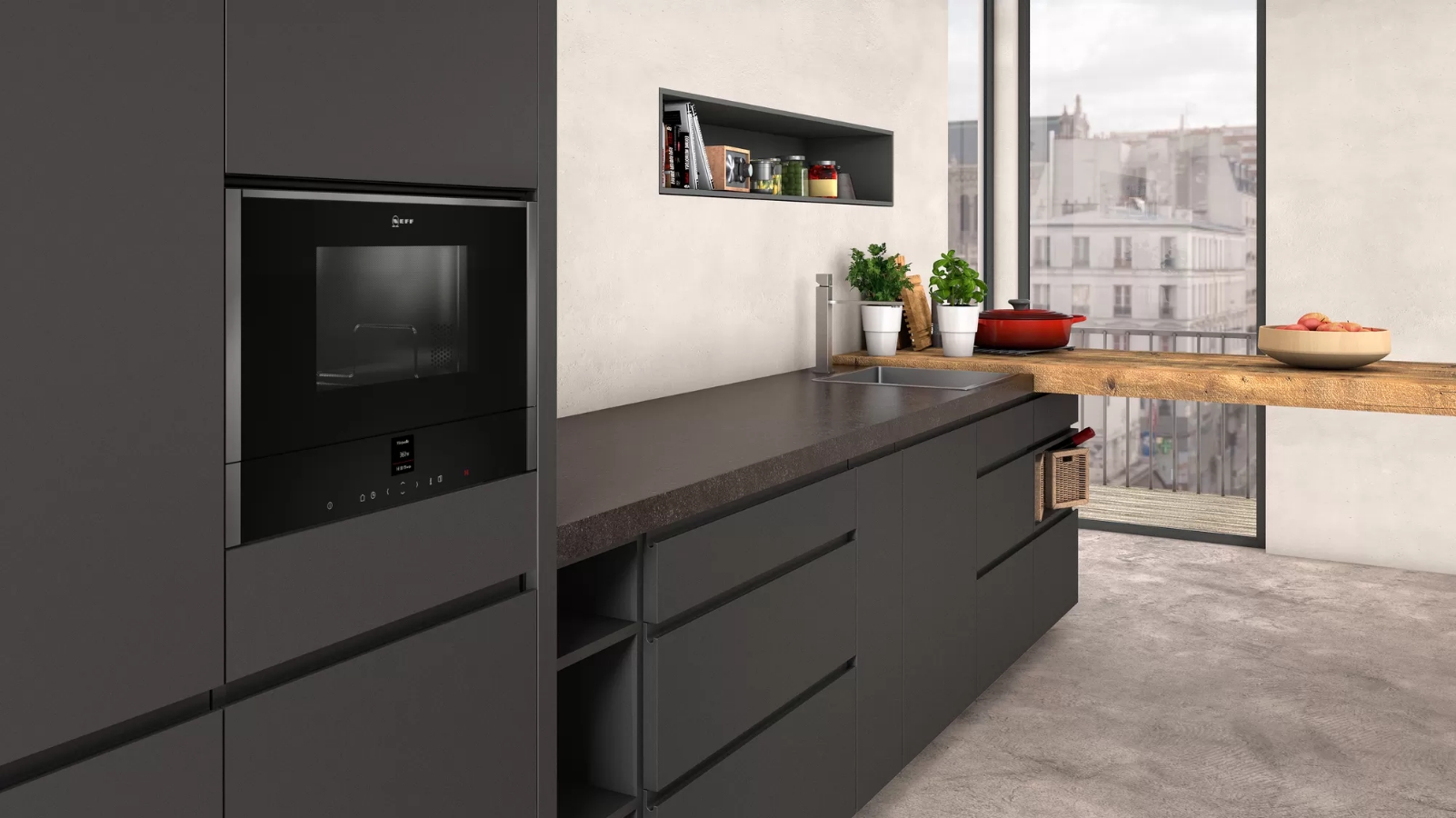 картинка Микроволновая печь встраиваемая Neff C17WR00G0 