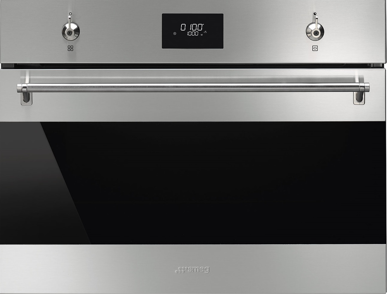 картинка Микроволновая печь Smeg SO4301M0X  картинка Микроволновая печь Smeg SO4301M0X