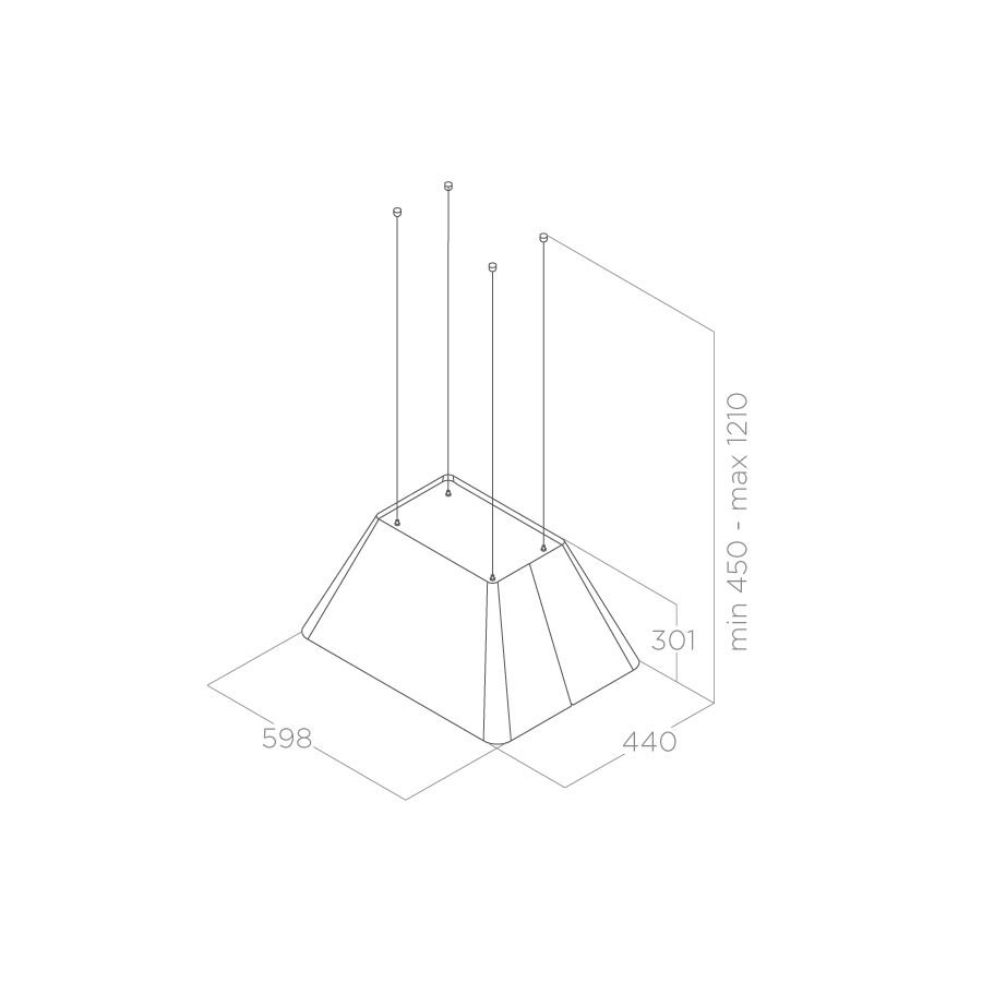 картинка Кухонная вытяжка Elica IKONA LIGHT BL MAT/F/60  картинка Кухонная вытяжка Elica IKONA LIGHT BL MAT/F/60