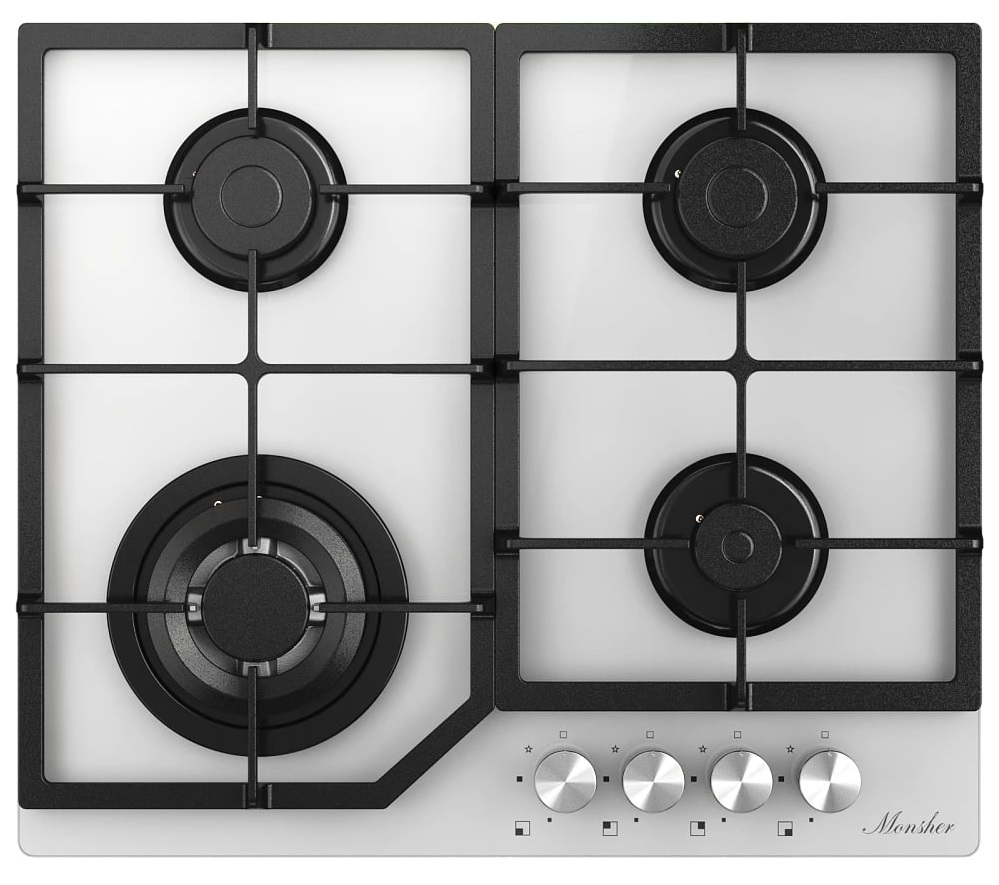 картинка Газовая варочная панель Monsher MGG 63 Blanc 