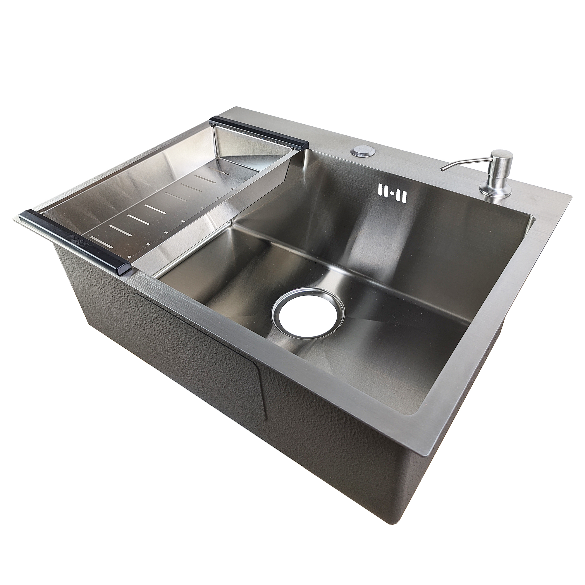 картинка Комплект мойка и смеситель Gerda 6045 S+SM.Satin 