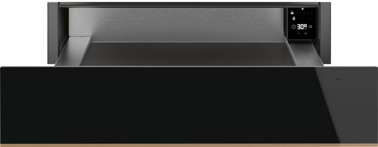 картинка Подогреватель посуды Smeg CPRT615NR черное стекло  картинка Подогреватель посуды Smeg CPRT615NR черное стекло