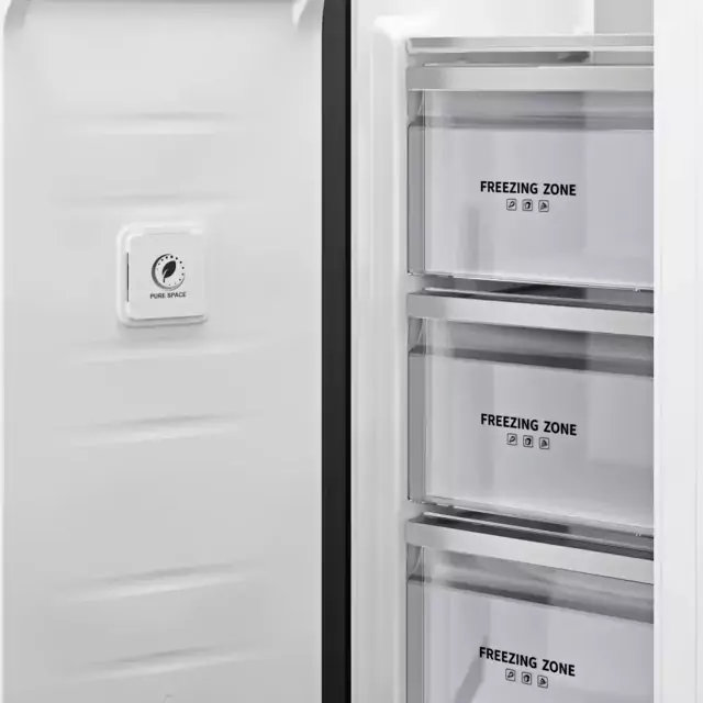 картинка Полувстраиваемый холодильник Kuppersberg RFSN 1990 SG серебро 