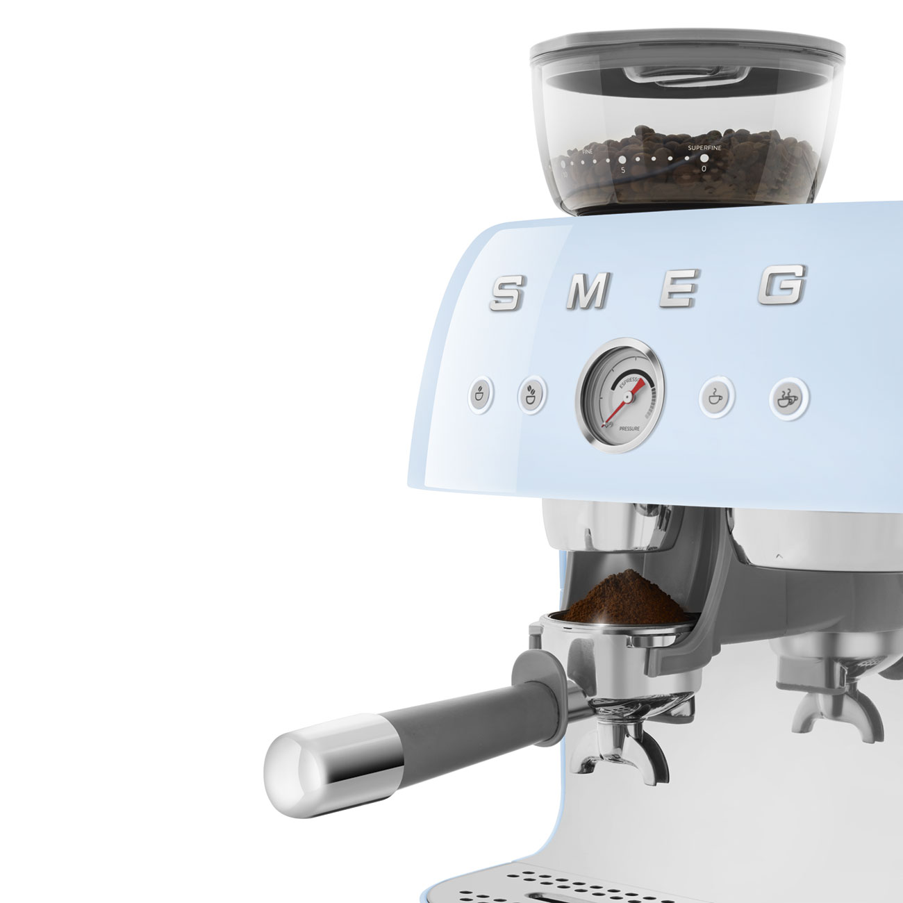 картинка Кофемашина Smeg EGF03PBEU  картинка Кофемашина Smeg EGF03PBEU