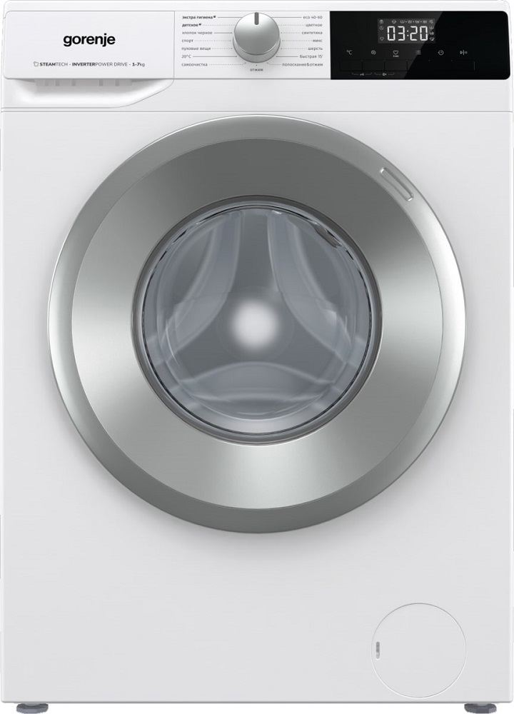 картинка Стиральная машина с паром Gorenje W2NHPI72SCS 