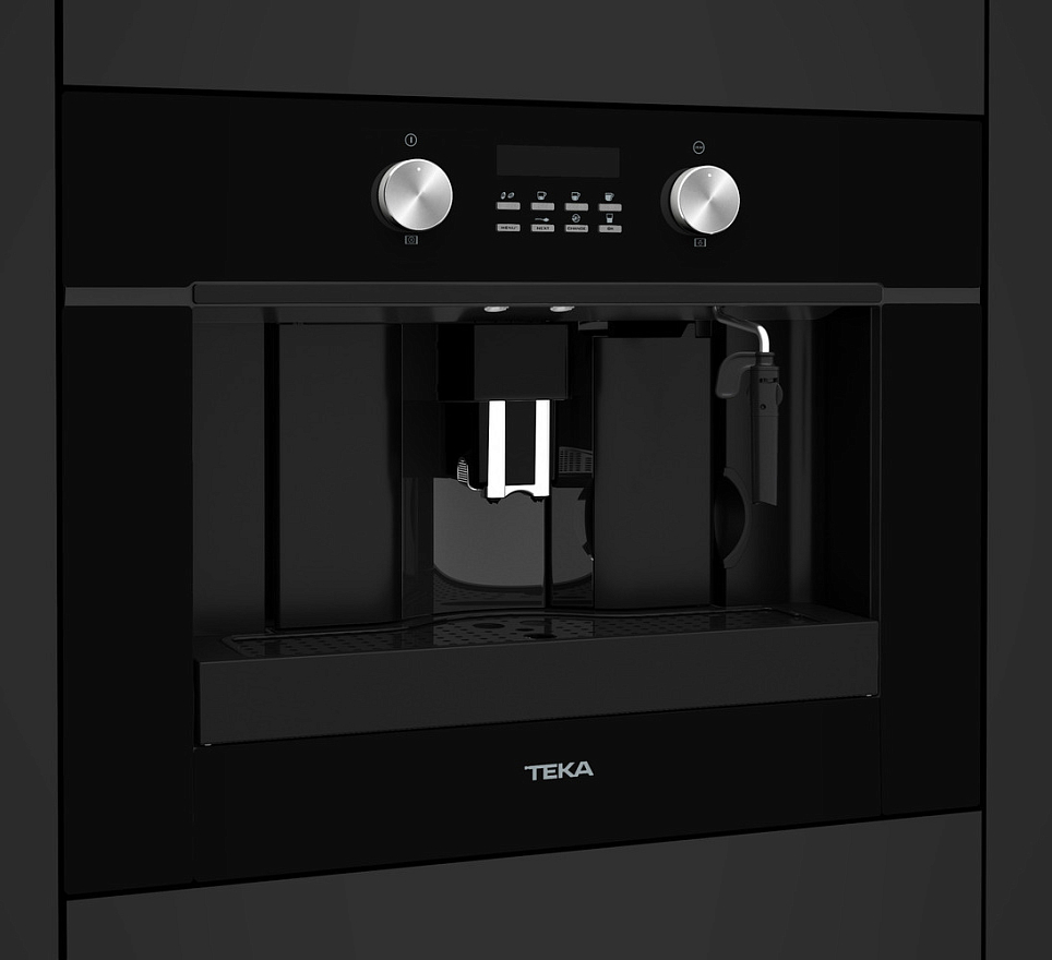 картинка Кофемашина Teka CLC 855 GM NIGHT RIVER BLACK URBAN  картинка Кофемашина Teka CLC 855 GM NIGHT RIVER BLACK URBAN