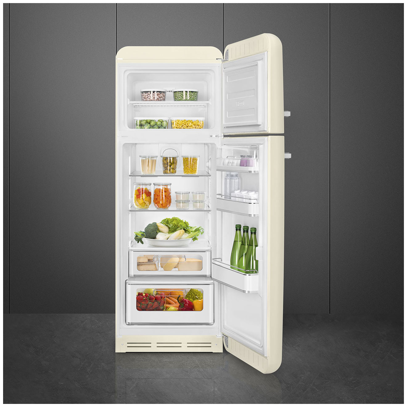 картинка Отдельностоящий холодильник Smeg FAB30RCR5  картинка Отдельностоящий холодильник Smeg FAB30RCR5