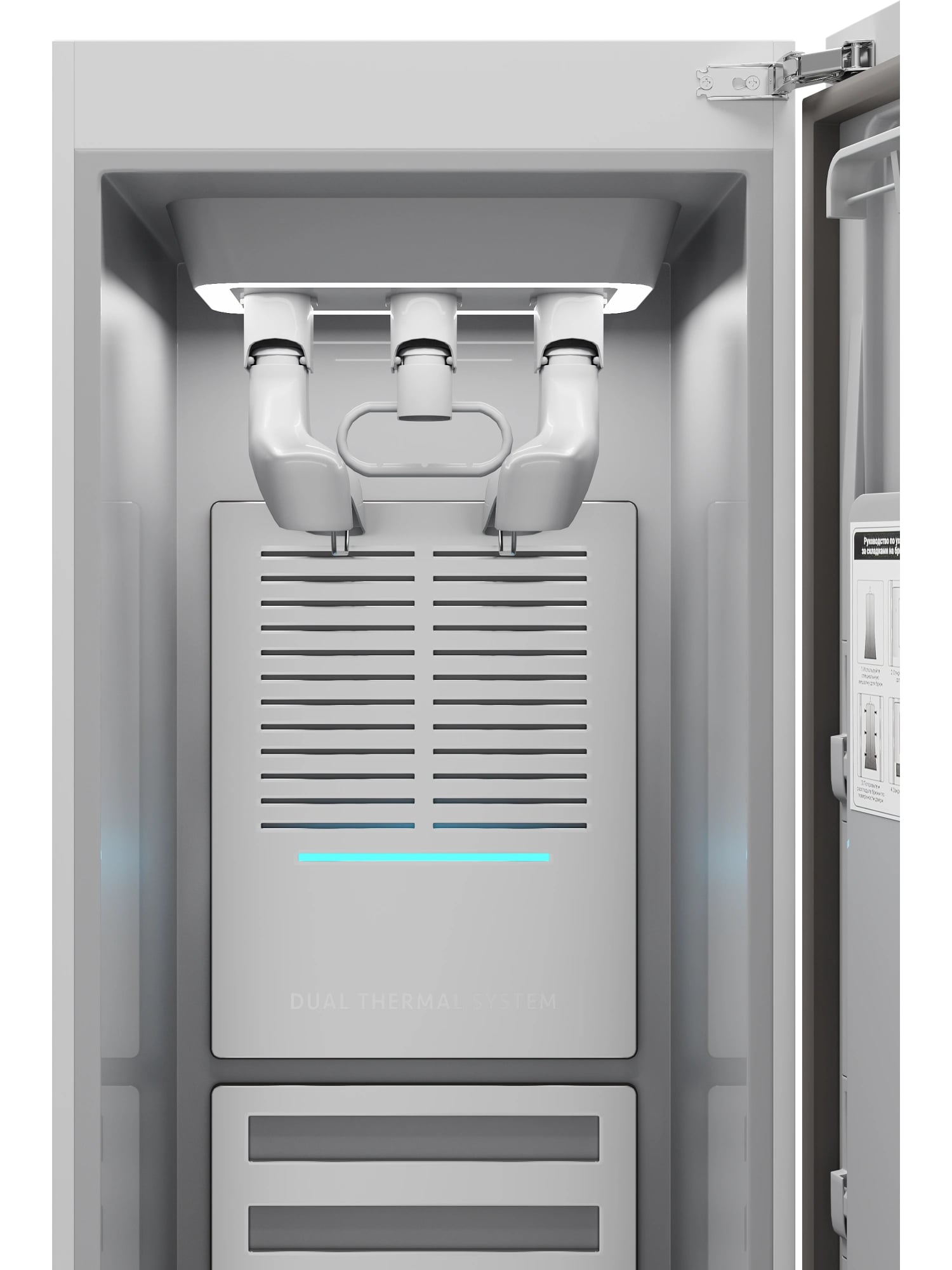 картинка Паровой шкаф Hiberg SD 5GW белый 