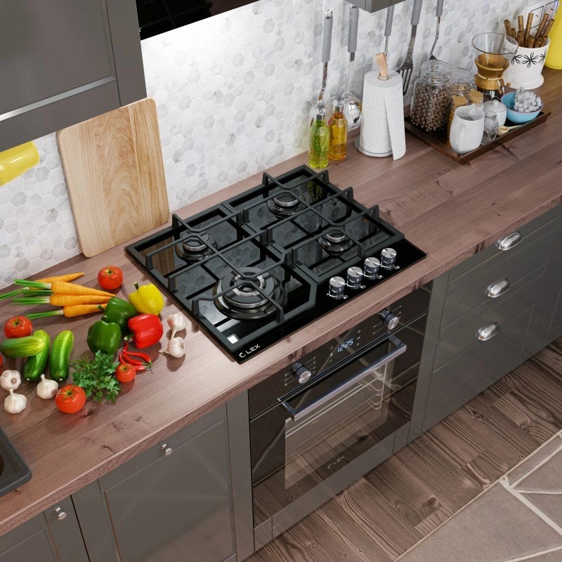 картинка Варочная панель Lex GVG 640-1 BL  картинка Варочная панель Lex GVG 640-1 BL