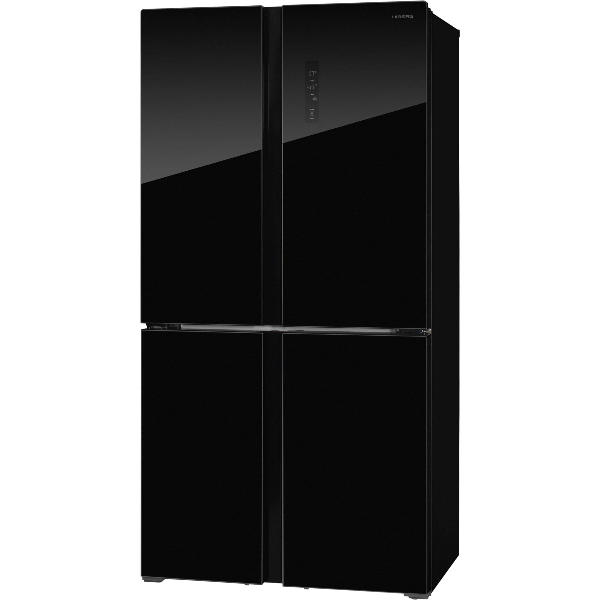 картинка Отдельностоящий холодильник Hiberg RFQ-555DX NFGB inverter 