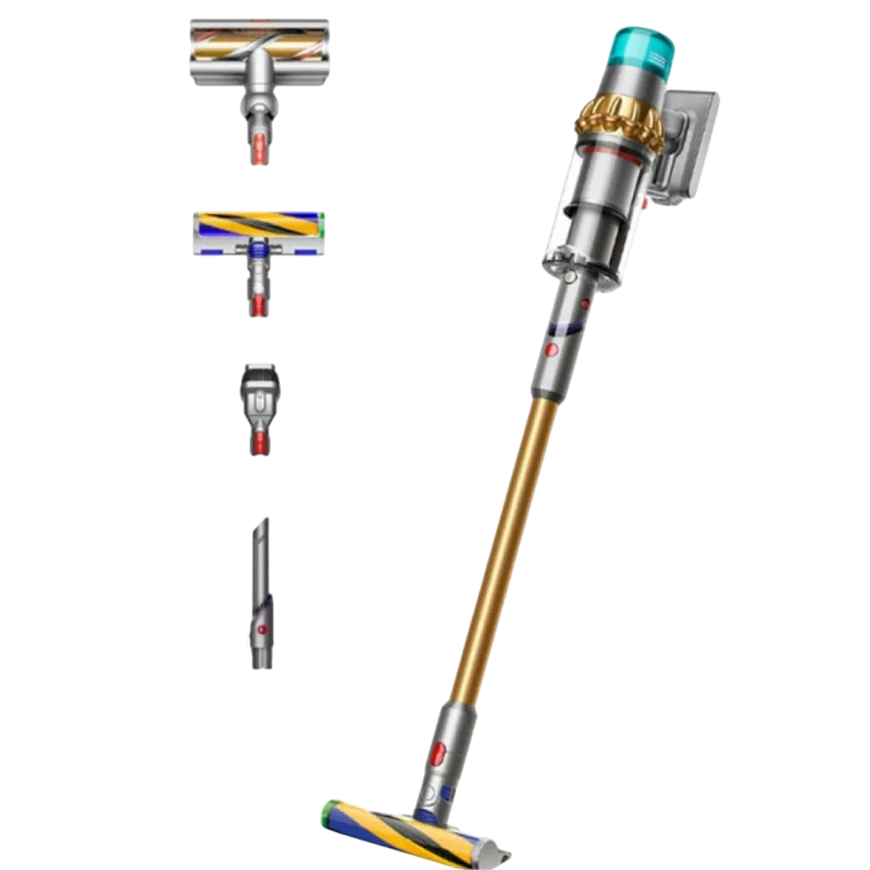 картинка Пылесос Dyson V15 Detect Absolute Gold 447000-01  картинка Пылесос Dyson V15 Detect Absolute Gold 447000-01