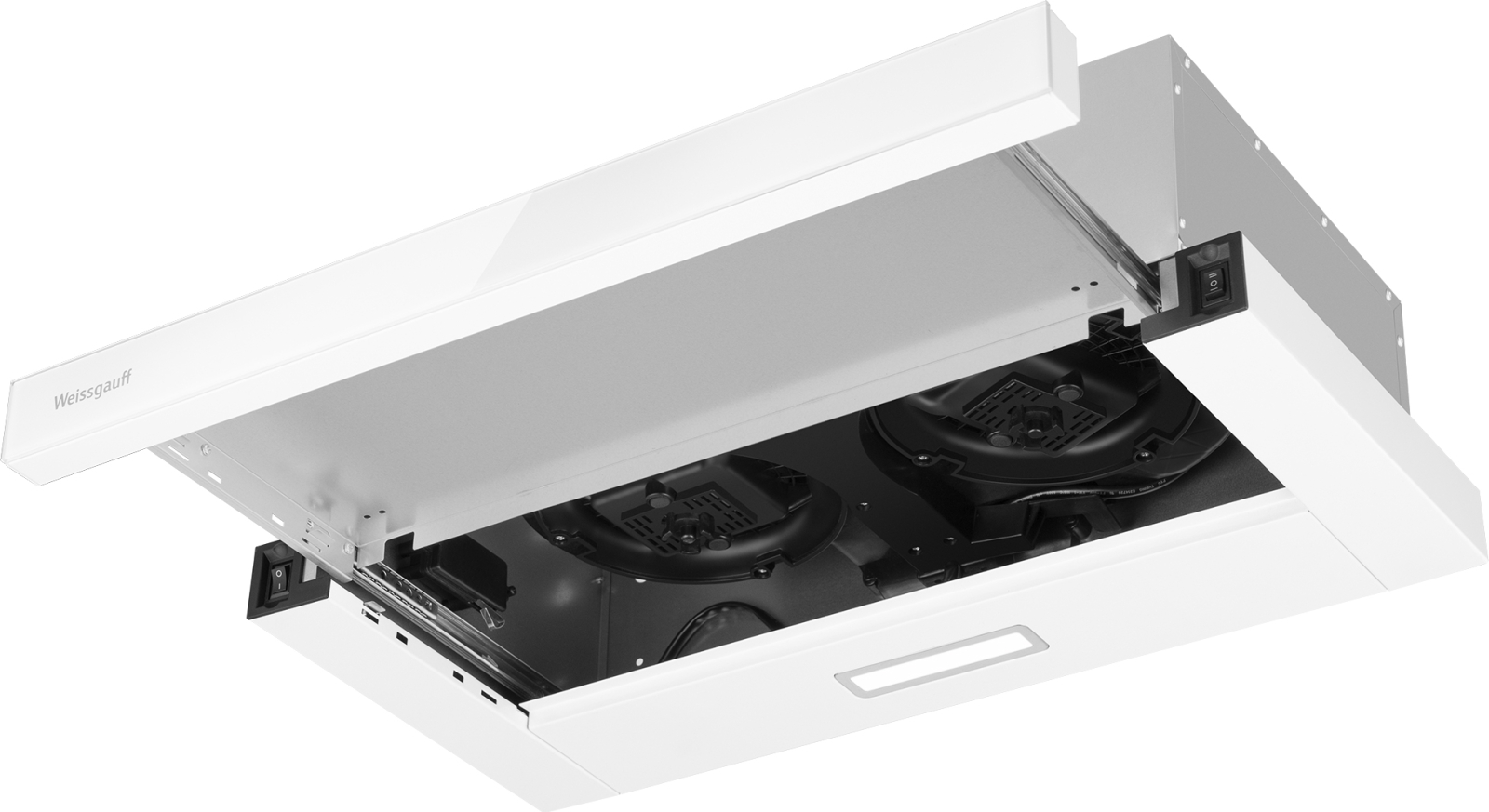 картинка Кухонная вытяжка Weissgauff TEL 600 2M White Glass 