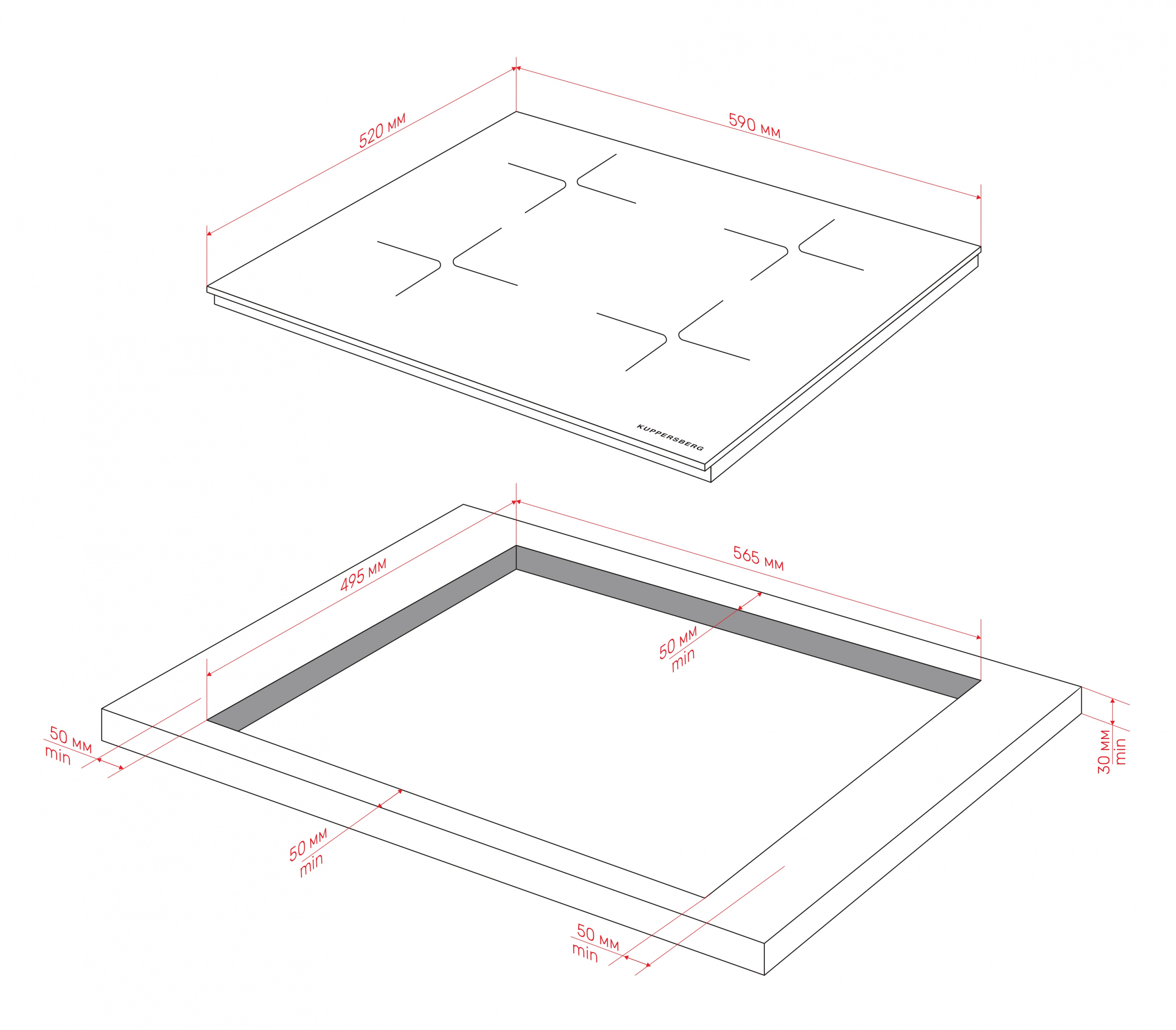картинка Индукционная варочная панель Kuppersberg ICI 607 