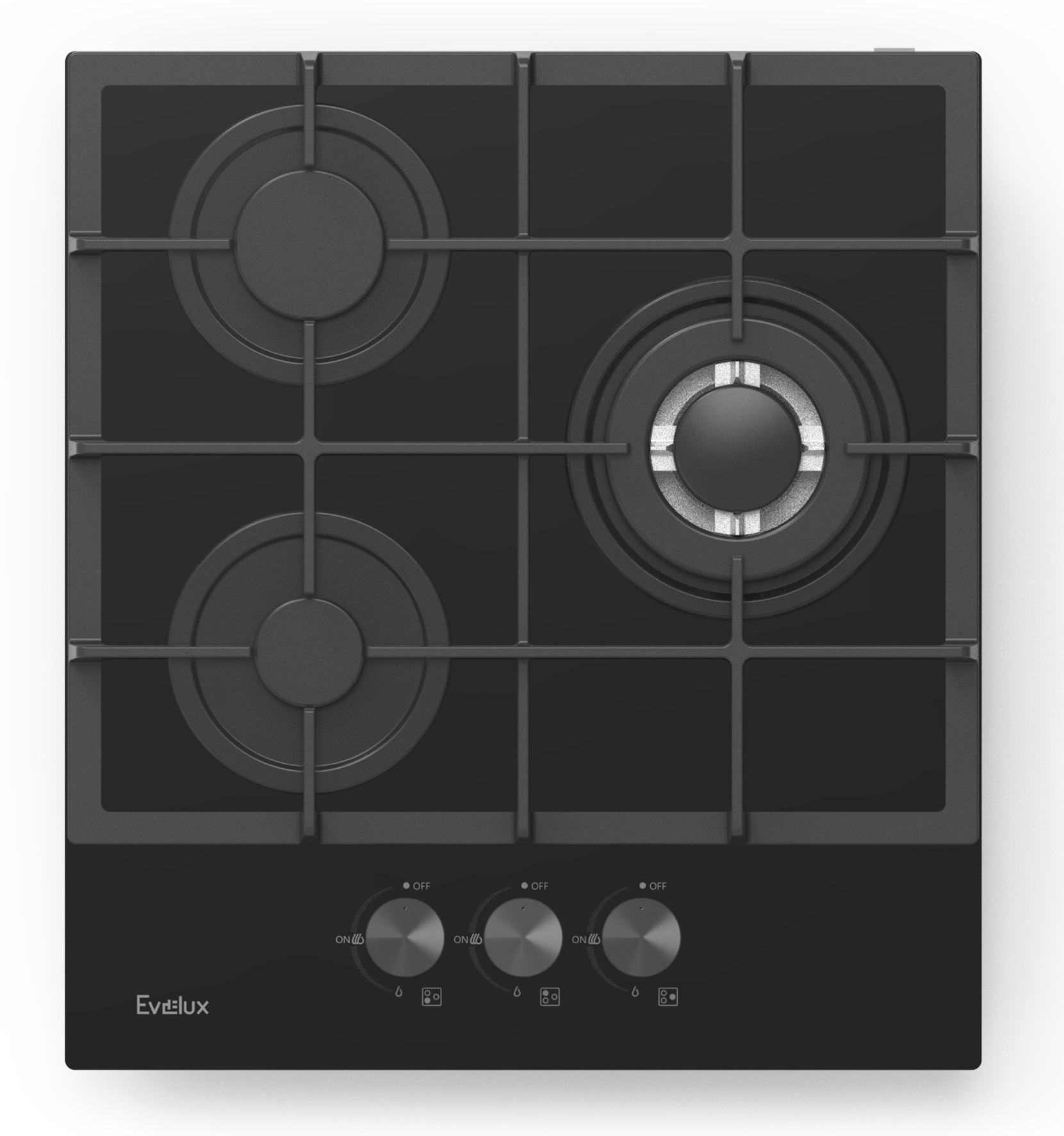 картинка Газовая варочная панель Evelux HEG 425 BG 