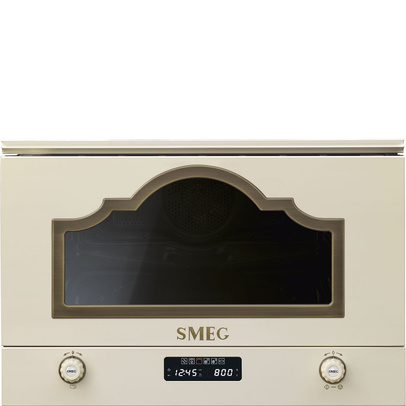 картинка Микроволновая печь Smeg MP722PO бежевый  картинка Микроволновая печь Smeg MP722PO бежевый