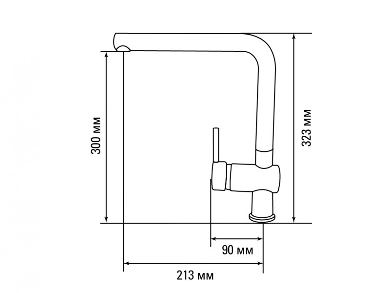 картинка |Discount| Смеситель Gerdamix NEVADA дюна (DG-207) 