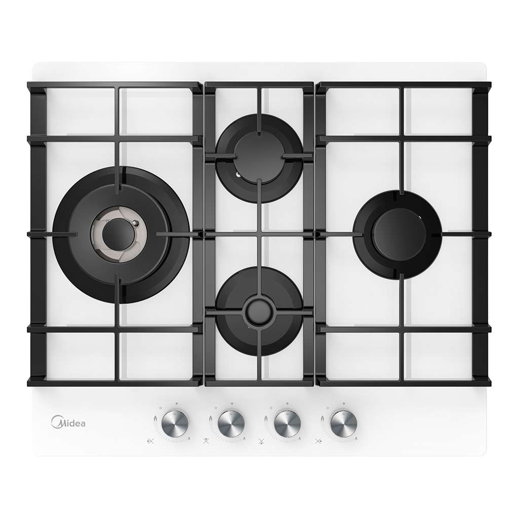 картинка Газовая варочная панель Midea MG697TGW белая 